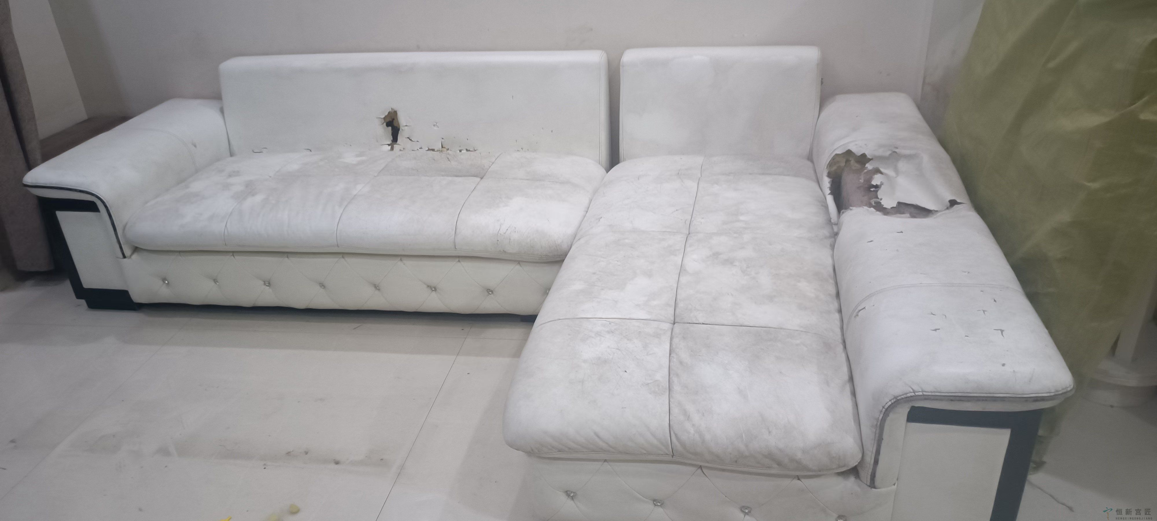 布艺沙发不同破损类型的修复方法及关键注意事项(图1)