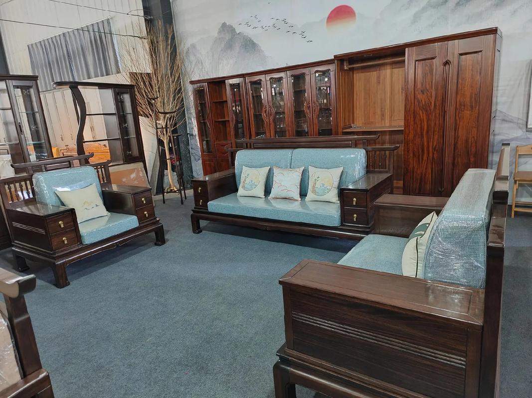 乌金木家具的划痕、调色、开裂维修核心：匹配木材纹理与颜色(图2)