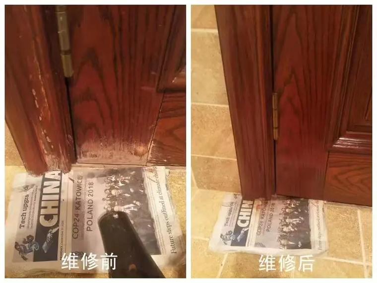 不浪费也能追潮流！木门油漆修补改色，让旧门焕发新生命(图1)