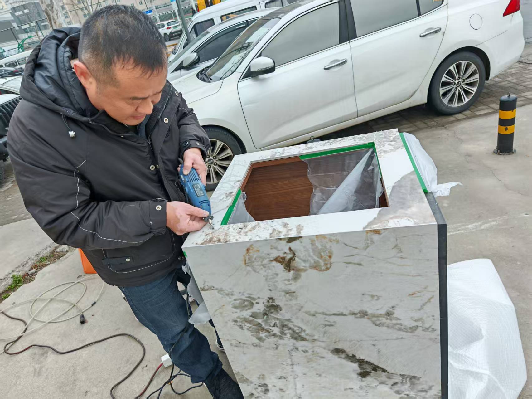 岩板断裂修复全过程(图4)